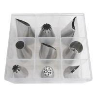 Набір кондитерських насадок Алін ( 9 шт ) Набір кондитерських насадок Алін ( 9 шт )