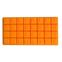 Форма силіконова Алфавіт 35 х 18 х 3 см ( шт )