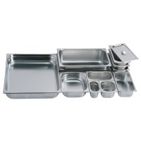Гастроємність GN 1/2 з нержавіючої сталі 32,5 х 26,5 х 4 см ( шт )
