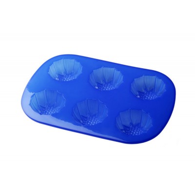 Форма силіконова на 6 виробів Соняшники 30 х 18 х 3 см ( шт ) Форма силіконова на 6 виробів Соняшники 30 х 18 х 3 см ( шт )