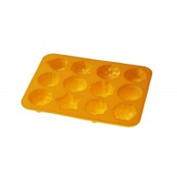 Форма силіконова на 12 виробів Асорті 21 х 16 х 2,5 см ( шт ) Форма силіконова на 12 виробів Асорті 21 х 16 х 2,5 см ( шт )