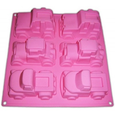 Форма силіконова на 6 виробів Ретро авто 23 х 22 х 5 см ( шт ) Форма силіконова на 6 виробів Ретро авто 23 х 22 х 5 см ( шт )