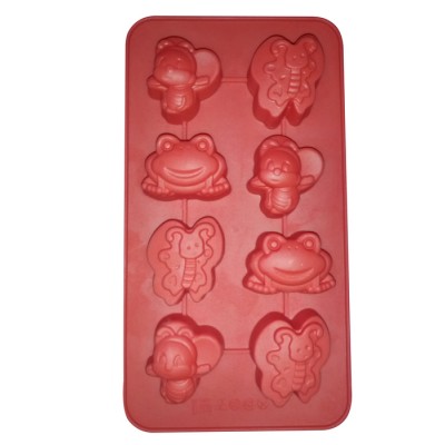 Форма силіконова на 8 виробів Жаби та метелики 21 х 12 х 2 см ( шт ) Форма силіконова на 8 виробів Жаби та метелики 21 х 12 х 2 см ( шт )