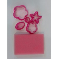 Набір пластикових вирубок Квітка ( 7 шт )