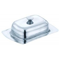 Маслянка з нержавіючої сталі Премиум 19 х 13 х 10  см ( шт )