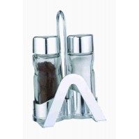 Набір для спецій на підставці: сіль / перець / салф. Стандарт ( 4 пр )