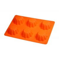 Форма силіконова на 6 виробів Кошик 25 х 18 х 3 см ( шт ) Форма силіконова на 6 виробів Кошик 25 х 18 х 3 см ( шт )