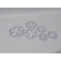 Набір пластикових вирубок Троянда2 ( 6 шт )