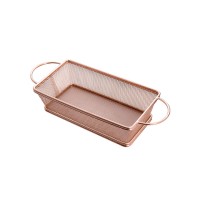 Кошик – сітка для подачі снеків 20 х 11 х 5,5 см Бронза ( шт )
