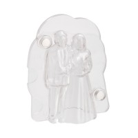 Форма полікарбонатна для шоколаду 3D Наречені 23 х 12 х 3,5 см ( шт )