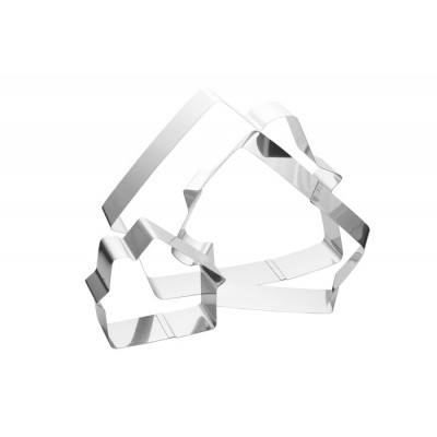 Набір форм з нержавіючої сталі Будинок ( 3 шт )