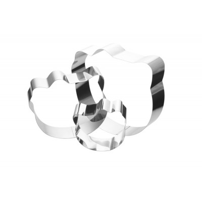 Набір форм з нержавіючої сталі Кітті ( 3 шт )