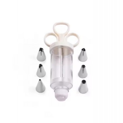 Шприц кондитерський з 6 насадками.Немо ( шт )