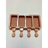 Форма силіконова на 4 вироби Морозиво Плетенка ( шт ) Форма силіконова на 4 вироби Морозиво Плетенка ( шт )