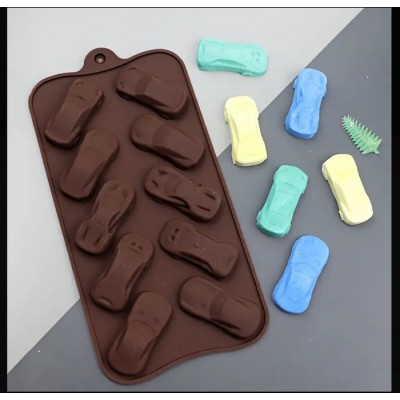 Форма силіконова на 10 виробів 20 х 11 см Машини ( шт )