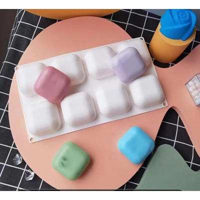 Форма силіконова на 8 виробів 30 х 16 см Кубик ( шт )