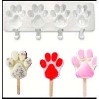 Форма силіконова для льодяників на 4 вироба 38 х 11 см Лапка ( шт ) Форма силіконова для льодяників на 4 вироба 38 х 11 см Лапка ( шт )