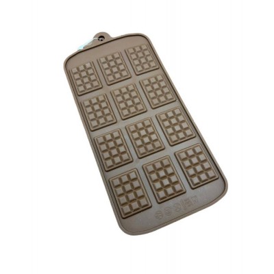 Форма силіконова на 12 виробів 19 х 11 см Плитка ( шт )