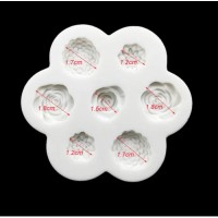 Молд силіконовий Ø 7,5 см Троянда ( шт )