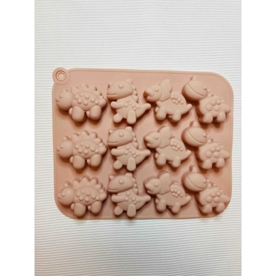 Форма силіконова на 12 виробів 18 х 15 см Діно ( шт )