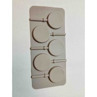 Форма силіконова для льодяників на 5 виробів 24 х 10 см Коло ( шт ) Форма силіконова для льодяників на 5 виробів 24 х 10 см Коло ( шт )