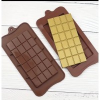Форма силіконова для шоколаду 21 х 11 см Плитка ( шт ) Форма силіконова для шоколаду 21 х 11 см Плитка ( шт )