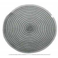 Килимок для сервірування столу круглий сірий ∅ 38 см Рон2 ( шт )