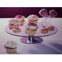 Підставка під торт скляна Кристал Ø 30 Н 2 см ( шт ) Підставка під торт скляна Кристал Ø 30 Н 2 см ( шт )