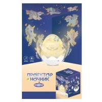 Детский ночник проектор мелодии, звуки, 6 картриджей