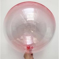 Шарик 45см (18’’) хрустальный красный омбре