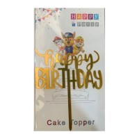 Топпер для торта Happy Birthday Щенячий патруль