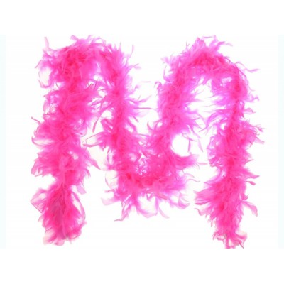 Боа из перьев 40г (малиновое)