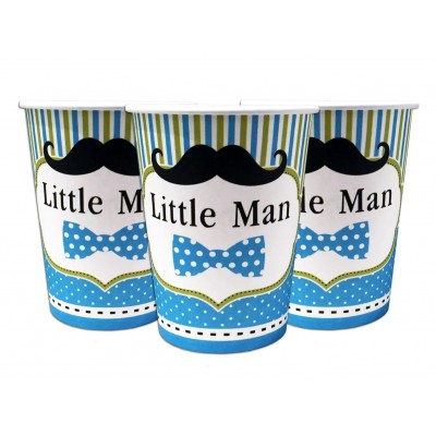 Бумажные Стаканы Little Man (уп.10шт.)