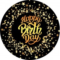 Бумажные Тарелки диам.18см Happy Birthday (уп.10шт.)
