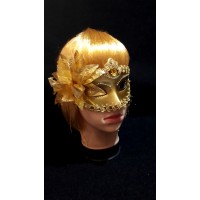 Венецианская маска с Цветком (золото)