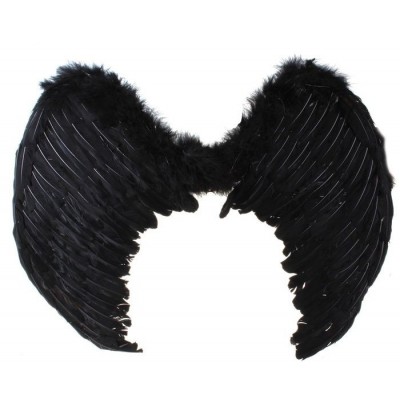 Крылья Ангела Супергигант 80×95см (чёрные)