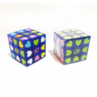 Кубик Рубика 3×3 с рисунком сердце