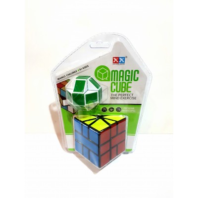 Кубик Рубика Скваер+головоломка змейка