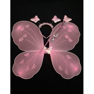 Набор Бабочки 45×35см (розовый)