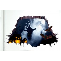 Наклейки на Хэллоуин (60×90) Рука