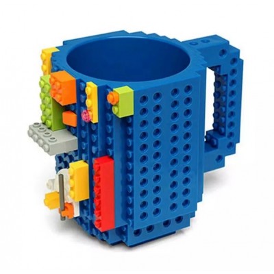 Чашка-конструктор LEGO (синяя)