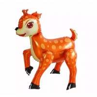 Шарик Оленёнок Бемби коричневый (стоячий)