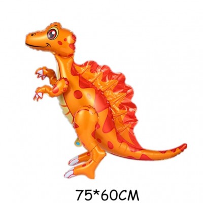 Шарик ходячка Спинозавр оранжевый (75×60)