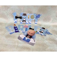 Гирлянда Happy Birthday Босс Молокосос