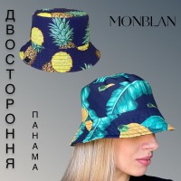 Панама патриотическая хлопковая двусторонняя вариант №21