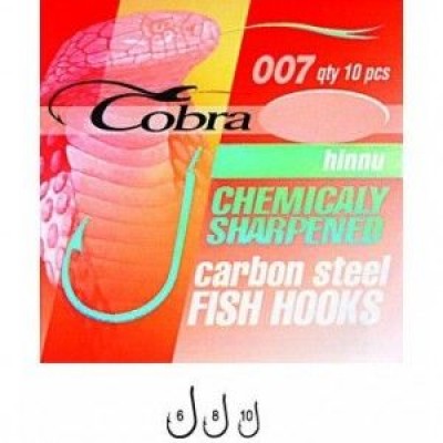 Крючок Cobra hinnu (10шт) 007 №10 ,№6