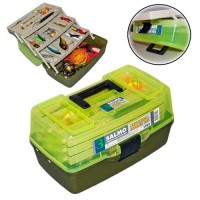 Ящик Adams 3х-полочный (прозр. крышка) 1703Т