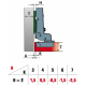 Петля Linken System A внутренняя с доводчиком (A ВН Д)