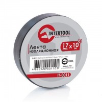 Лента изоляционная 0.15*17мм*10м черная Intertool IT-0011 Лента изоляционная 0.15*17мм*10м черная Intertool IT-0011