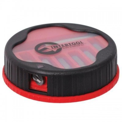 Комплект отверточных насадок 7ед. с магнитным держателем 1/4 Комплект отверточных насадок 7ед. с магнитным держателем 1/4"х60мм Intertool VT-5000